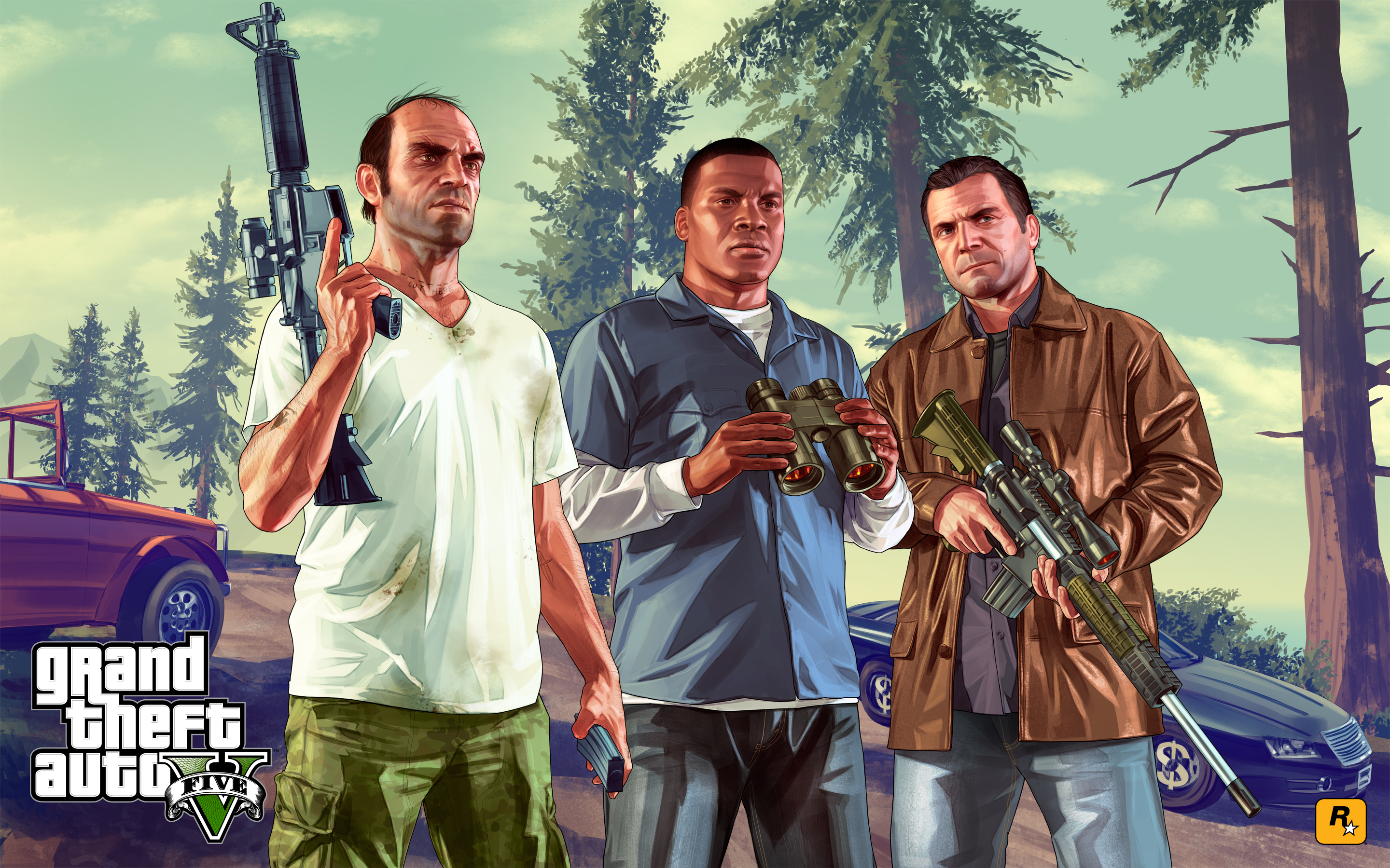 Обкладинка гри «Grand Theft Auto V»